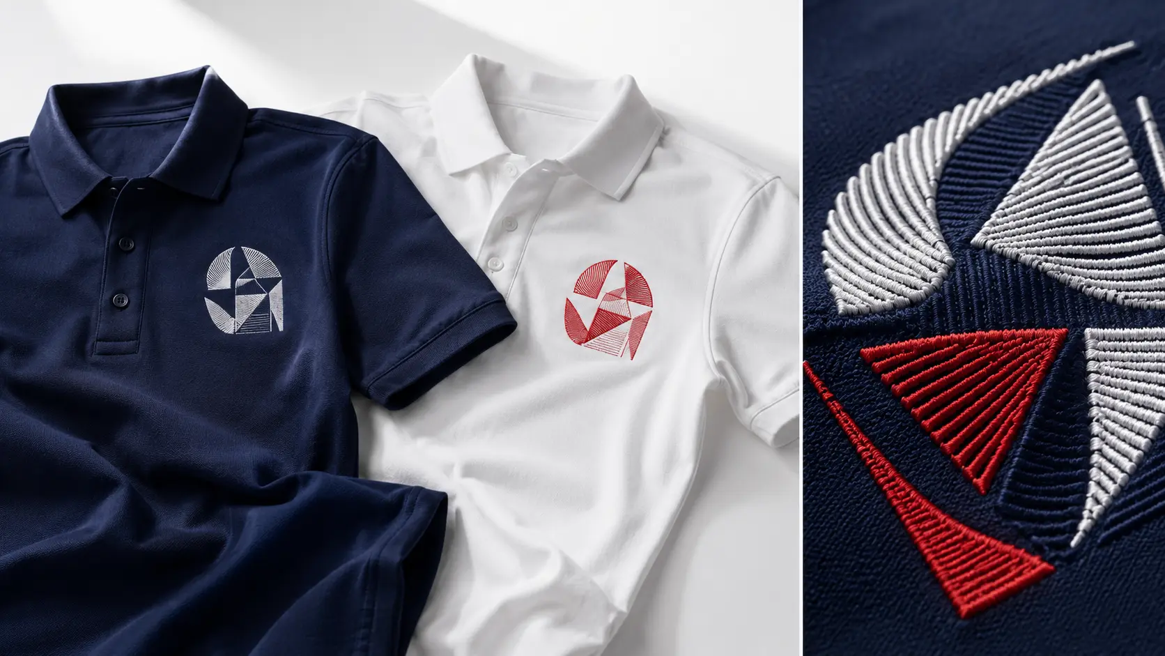 Tricouri polo cu broderie profesională de logo