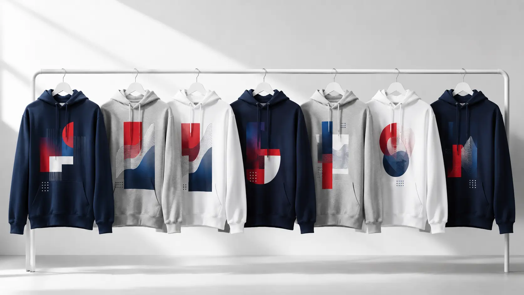 Hanorace cu print DTF colorat pentru echipe